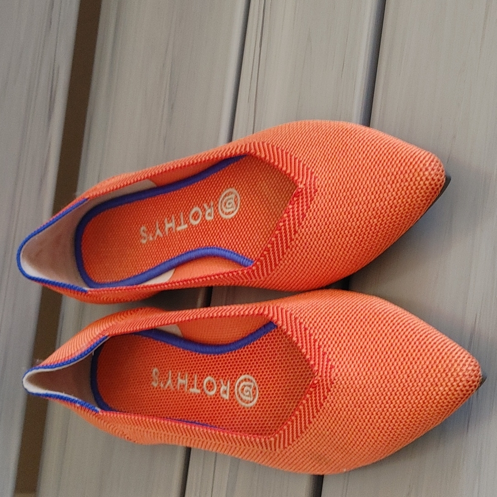 Rothy's The Point In Persimmon Retired Color Size… - image 5